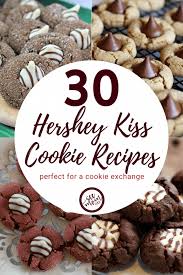 Would be fun for news you can eat: 30 Unique Hershey Kiss Cookies Recipes See Mom Click