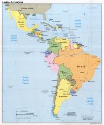 Central American Countries And Capitals Map Latin America Capitols Latin America Physical Ma In 2020 Latin America Map Latin America Political Map Latin America Travel