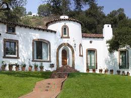 Black And White Spanish Style Home Exterior Pin By Behr Paint On Spanish Style Inspiration Spanish Style Spanish Style Homes Spanish House