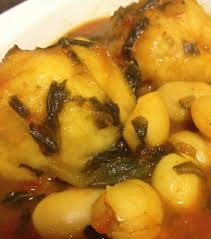 Butter Beans With Spinach And Dumplings Recipe By Sh4k33r4 Shaik Chothia Recipe Dumpling Recipe Recipes Butter Beans