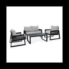 Salon de jardin pas cher | découvrez notre gamme de salons, tables et chaises de jardin aux découvrez notre mobilier de jardin en promo. Salon De Jardin Gris Salon Exterieur Bas Salon Aluminium De Jardin