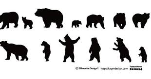 Bear1 Jpg 550 258 ピクセル 動物 シルエット クマ イラスト くまイラスト
