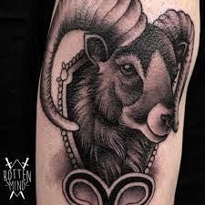 Neo Traditional Goat Tattoo Design Traditional Tattoo Black And Grey Neo Traditional Tattoo Black And Grey Black And Grey Tattoos