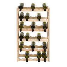 Wooden Wine Rack Simplex, Model 2, Untreated | Winerack-Plus.Co.Uk