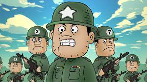 Tapi meskipun begitu saya tidak punya niat untuk jadi anggota militer, karena memang fisik pun tidak. Kartun Lucu Funny Army Funny Cartoon Youtube