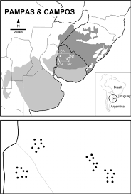 The other three were brazil (1950, 2014), chile (1962), and argentina (1978). Location Of Pampas And Campos Grasslands In Southeastern South America Download Scientific Diagram
