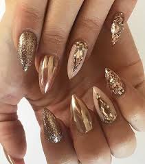 35 Classy Gold Nail Art Designs For Fall Gold Nail Art Gold Nails Golden Nails Designs