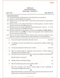Previous Year Social Science Question Paper For Cbse Class 10 2018 Question Paper Science Questions This Or That Questions
