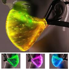Amazon Com 7 Color Lights Led Light Up Face Mask Usb Rechargeable Glowing Luminous Dust Mask For Christmas Party In 2020 Light Up Face Mask Light Face Mask Rave Mask