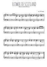 Scotland the brave is the most famous of all bagpipe tunes. Flower Of Scotland Partition Gratuite