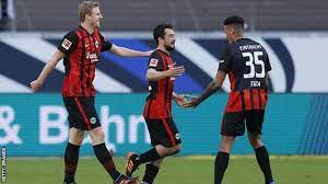 Bundesliga) including video replays, lineups, stats and fan opinion. Eintracht Frankfurt 2 1 Bayern Munich Hansi Flick S Side Fall To Defeat In Frankfurt Bbc Sport