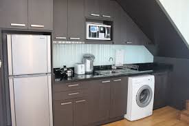 small kitchen for narrow with washing