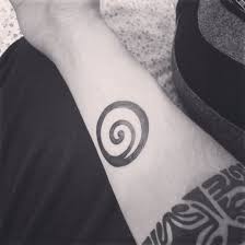 Abstract maori koru logo tattoo elements with reflections, each object grouped separately eps10 #maoritattoos. Koru Tattoo Maori