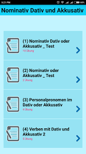 Du kennst jetzt schon viele verben, die ein akkusativobjekt verlangen: Nominativ Dativ Akkusativ For Android Apk Download