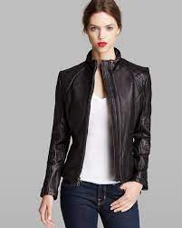 Dkny Jacket Scuba Quilted Sleeve Leather Women Bloomingdale S Quilted Sleeves Jackets Leather Jackets Women