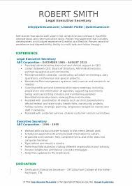 At the bottom of the page you can choose to download the template in the format of your choice, word (docx) or pdf. Executive Secretary Resume Samples Qwikresume