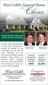 Christians In Business West Cobb Funeral Home Details