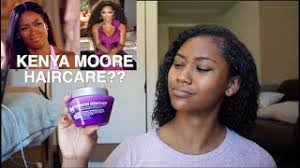 In 2014, moore launched a hair care products brand. Kenya Moore Haircare First Impression Review Youtube