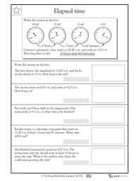 Elapsed Time Time Word Problems Math Words Word Problem Worksheets