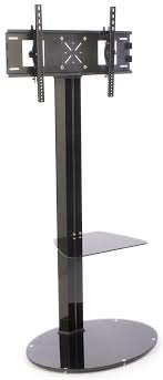 Shop online for tv stands at amazon.ae. Displays2go Commercial Tv Stand With Shelf Steel Black Wxntvgbo1 Walmart Com Walmart Com