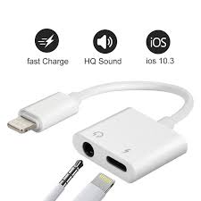 Iphone Adapter Dual Lightning Adapter Splitter 2 In 1 Aux Headphone Jack Audio Charging Cable Adapter 3 5mm Lightning Adapter For Iphone7 7plus 8 8plus X Support Ios 11 And Before Walmart Com Walmart Com