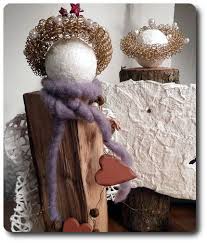 Engel Basteln Mit Holz Und Gips Landlust Engel Basteln Basteln Mit Holz Basteln