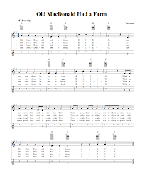 Almost all the songs featured below utilize either some or all of these common chords. Old Macdonald Had A Farm Easy Ukulele Sheet Music And Tab With Chords And Lyrics