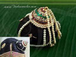 Andal Kondai Side Braid Knot Bharatanatyam Accessories