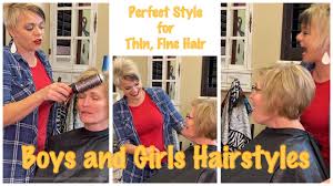 Female haircuts for short hair are often made with bangs. Haircut For Women Over 60 A Line Asymmetrical Hairstyles For Thin Hair Youtube