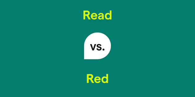 Read vs. Red: What's the Difference?