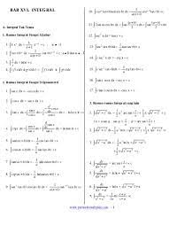 3 2;cos2 ax (65) z sin3 axdx= 3cosax 4a + cos3ax 12a (66) z cosaxdx= Top Pdf Bab 1 Integral 3 Trigonometri Latihan Soal 123dok Com
