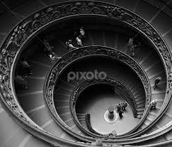 They symbolize the human ambition to reach above the ground. Double Helix Staircase Vatican Museum Rome Architectural Detail Buildings Architecture Pixoto