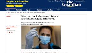 Ng says that some people with breast cancer that's come back may have markers that can be picked up by a blood test, even when their cancer is too small to be detected. A Groundbreaking Blood Test That Can Detect More Than 50 Types Of Cancer Is Finally In The Stage Of Large Scale Testing Gigazine
