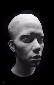 LIFE CAST MASK YOUNG HALLE BERRY LIFEMASK LIFECAST FACE HEAD PLASTER ART  RARE