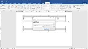 Insert Table Formulas In Word Instructions And Video Lesson Words Lesson Word Table