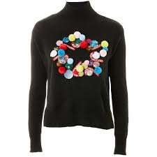 Download Topshop Christmas 3d Wreath Jumper 72 Liked On Polyvore Featuring Tops Sweaters Black Funnel Nec Embellished Sweaters Christmas Jumpers Topshop Jumpers PSD Mockup Templates