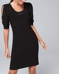 Shop with confidence on ebay! Embellished Jersey Knit Shift Dress White House Black Market