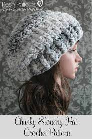 Crochet Pattern Easy Crochet Slouchy Hat Pattern Slouchy Hat Crochet Pattern Crochet Crochet Hats