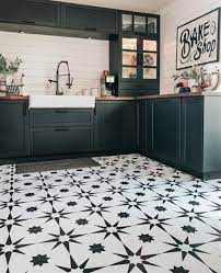 Altair Peel Stick Vinyl Floor Tiles In 2021 Floor Makeover White Kitchen Floor Kitchen Flooring