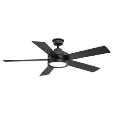 This ranier light ceiling fan boasts timeless good looks with its elegantly designed crystal light kit and brushed metal blades. Home Decorators Collection Baxtan 56 In Led Matte Black Ceiling Fan With Light And Remote Control Am731a Mbk The Home Depot In 2021 Black Ceiling Fan Ceiling Fan With Light Black Ceiling