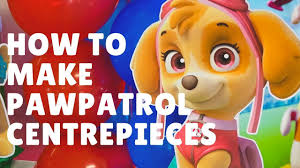 Download How To Make Paw Patrol Centerpieces Free Printables Included Paw Patrol Party Decorations Paw Patrol Centerpiece Paw Patrol Birthday SVG Cut Files