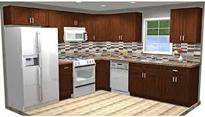 Rta kitchen cabinets 10x10 kitchen kitchen cabinets prices clean kitchen kitchen kitchen design kitchen interior cabinet kitchen prices. 10x10 Kitchen Wall And Sink Base Wood Cabinets Complete Set Ready To Assemble Rta York Chocolate Amazon Co Uk Kitchen Home