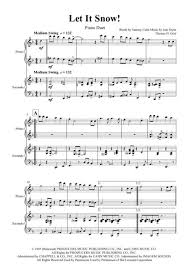 Handel) by george frideric handel. Let It Snow Let It Snow Let It Snow Christmas Song By Sammy Cahn Swing Piano Duet 4 Hands By Sammy Cahn Digital Sheet Music For Score Set Of