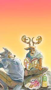 Two Bros Chilling Lockscreen Beastars Anime Wallpaper Cool Drawings Furry Art
