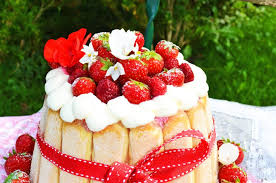 Statt 200 g butter könnt ihr 100 g kokosöl nehmen. C Est Tres Chic Himbeer Erdbeer Charlotte Mit Holunderblutensirup Meinleckeresleben Com