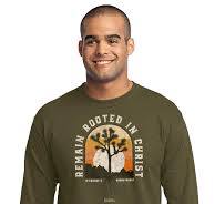 Light Source Men's Long Sleeve T-Shirt, Remain Rooted In ...