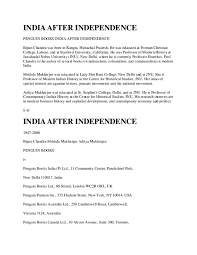 PDF) INDIA AFTER INDEPENDENCE INDIA AFTER INDEPENDENCE