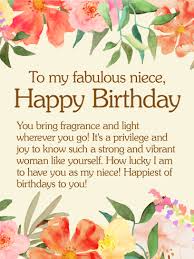Happy Birthday Greetings For Women To My Fabulous Niece Happy Birthday Wishes Card Birthday Greeting Cards By Davia Niece Birthday Wishes Happy Birthday Niece Birthday Wishes Cards