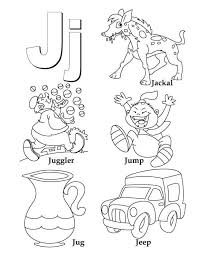 letter j coloring page worksheets 99worksheets
