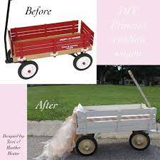 Wedding Wagon That I Made For A Friend Tried To Go A Different Route Then The Normal Wedding Wagon Wedding Wagon Diy Wedding Wagon Flower Girl Wagon